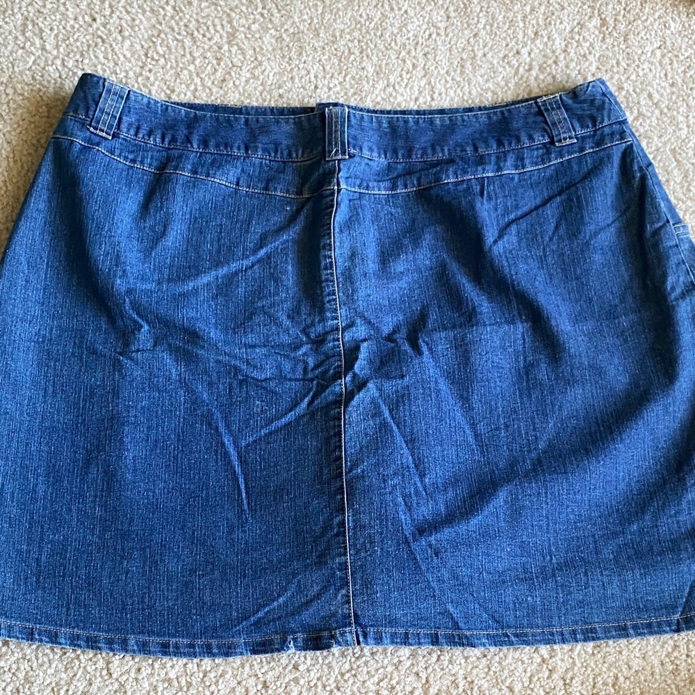 White Stag Stretch Denim Skirt - Picture 3 of 4